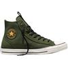 Converse - Scarpe da ginnastica alte in tela - Chuck Taylor All Star Utility Good Natured/Pennant Orange per Uomo - Taglia 42 - Verde