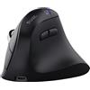 Trust Mouse ergonomico Trust Vyran wireless verticale ottico ambidestra 4800dpi 8pulsanti Nero [26107]