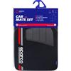 Sparco Set 4 tappetini neri e rossi per auto sparco