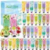 Aottom 36 x 30 ml Set Mini Creme Mani Regalo di Natale, per Mani Secche,Screpolate | per il Piede, per l'inverno, Profumo, per il Giorno, Crema Idratante per il Corpo, Compleanno