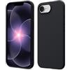 ACRONIX Cover Silicone per iPhone 16e/17e Sottile,Nero | Silicone Liquido Premium, Leggera,Tocco Morbido, Custodia Protettiva Antiurto, Resistente ai Graffi