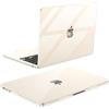 BlueSwan Custodia MacBook Air 13 Pollici M5 M4 M3 M2 Cristallo | Cover Rigida 2026-2022 Mac Air 13,6" A3449 A3240 A3113 A2681, Plastica Custodia Rigida Case, Crystal Galassia Transparent