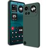 Btstring Cover per Nothing Phone 4A Pro, Verde | Custodia Antiurto, Sottile in Silicone TPU, Fodera in Microfibra, Protezione della Fotocamera