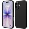 ACRONIX Cover Silicone per iPhone 17 Sottile,Nero | Silicone Liquido Premium, Leggera,Tocco Morbido, Custodia Protettiva Antiurto, Resistente ai Graffi