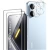 Rojeuinn Pellicola Protettiva in Vetro Temperato per Xiaomi POCO X8 Pro Max 5G, 2 Pezzi di Vetro Temperato + Protezione per Fotocamera Posteriore, Durezza 9H