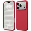 ACRONIX Cover Silicone per iPhone 18 Pro/17 Pro Sottile,Rosso | Silicone Liquido Premium, Leggera,Tocco Morbido, Custodia Protettiva Antiurto, Resistente ai Graffi