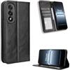Fitudoos Cover per Oneplus Nord 5,Cover Pelle Alta qualità Portafoglio con Interno TPU Antiurto, Supporto Stand, Slot per Schede e Flip PU Pelle Portafoglio (Nero)