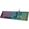 EMPIRE GAMING K243 - Tastiera Gaming Meccanica Wired Slim in Alluminio Low Profile, FR (AZERTY), 111 Tasti USB-C Staccabile, Switchs MX Red, RGB 24 Effetti, NKRO, Compatibile PC/P5/P4/XB