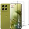 Yiranzix 2pcs Pellicola Idrogel HD per Motorola Moto G86 / G86 Power 5G 6.67" | Pellicola in gel TPU Protezione dello schermo flessibile HD Clear Fingerprint sbloccato, ultra sottile, Vetro non temperato
