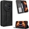 Fitudoos Cover per Xiaomi 17 Ultra,Cover Pelle Alta qualità Portafoglio con Interno TPU Antiurto, Supporto Stand, Slot per Schede e Flip PU Pelle Portafoglio (Nero)