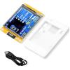 Binghe NerdMiner V2 Mining Bitcoin con Custodia bianca, 1060KH/S NerdMiner V2 Bitcoin Miner con 2.8" TFT Display ESP32 WROOM Bitcoin Miner BTC Solo Lottery Miner Bitcoin Crypto Lottery Miner con Nerd Miner
