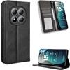 Fitudoos Cover per Xiaomi Redmi Note 15 Pro 5G,Cover Pelle Alta qualità Portafoglio con Interno TPU Antiurto, Supporto Stand, Slot per Schede e Flip PU Pelle Portafoglio (Nero)