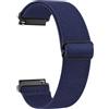 Vancle Cinturino Tessuto per 18mm 20mm 22mm Orologio, Elastico Cinturini di Ricambio in Nylon con Rilascio Rapido, Regolabile Morbido Cinturino per Donna Ragazza Uomo
