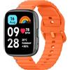 Vancle Cinturino per Xiaomi Redmi Watch 3 Active/Lite, Sport Cinturini in Silicone Morbido di Ricambio per Redmi Watch 3 Lite