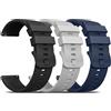 Vancle Cinturino Orologio Molocy Q23 Smartwatch, 3Pezzi Cinturini Sportivo Silicone Morbido per MOLOCY Smart Watch per Donna Uomo
