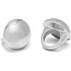 VLNET ® | Vestopazzo anello vistoso in alluminio 100% riciclato| cuore convesso, barrette, bombe lisse | lavorazione artigianale | tg unica