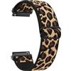 Vancle Cinturino Tessuto per 18mm 20mm 22mm Orologio, Elastico Cinturini di Ricambio in Nylon con Rilascio Rapido, Regolabile Morbido Cinturino per Donna Ragazza Uomo