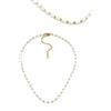 VLNET® | Vestopazzo collana in acciaio dorato con perle e ciondoli madreperla | Motherpearl | cuore, stella, acchiappasogni, luna, mare | lavorazione artigianale (Elementi cilindrici)