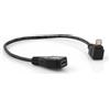 System-S Cavo System-S Micro USB con angolo di 90° e presa Micro USB 20 cm