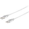 Lustrens Cavo di collegamento USB-A, versione 2.0, grigio, 0,5 metri
