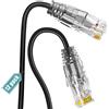 Lustrens 12 cavi patch Cat6a, lunghezza 0,15 metri, velocità 10 Gbps, frequenza 550 MHz