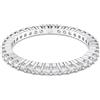 SWAROVSKI ANELLO MATRIX VITTORE PLACCATO COLOR ARGENTO, 48