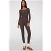 Tezenis Leggings Invisible Therm Donna Marrone