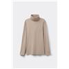 Tezenis Maglia Collo Alto Cotone E Modal Termico Donna Naturale