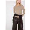 Tezenis Maglia Girocollo Cotone E Modal Termico Donna Naturale