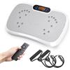 Dripex Pedana Vibrante Dimagrante Fitness 99 Livelli 5 Modalità Bluetooth | Telecomando LED Compatto