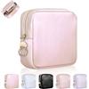 Playexen Portatrucchi Trousse Trucchi Donna Piccolo Pochette da Borsetta Ragazza in Pelle PU Beauty Case da Viaggio per Cosmetica Organizer Piccolo Astuccio Trucco Portatile per Amica Compleanno(Wurore Nero)