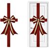 PARTENOPE F/PORTA FIOCCO 45X75CM CON NASTRO ROSSO/OR