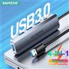 SAMZHE USB C HUB RJ45 PD 100W adattatore USB 3.0 HUB 5Gbps HUB USB per Macbook Air Pro iPad Laptop Desktop PC Adapter