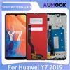 AUMOOK 6.26 "LCD Per Huawei Y7 2019 Display LCD Touch Screen Digitizer Pannello DUB-LX1 DUB-LX3 LCD Con Telaio di Ricambio Parti di Riparazione