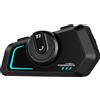 Fodsports Interfono per Moto Fodsports T1, Auricolare Bluetooth per Casco, 1000M, BT5.4, Radio FM.