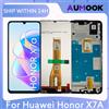 AUMOOK Per Huawei Honor X7a Display LCD Touch Screen Digitizer Assembly RKY LX1 LX2 LX3 6.75 "TFT LCD Parti di riparazione di ricambio