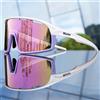 SCVCN Occhiali da ciclismo Occhiali da sole per bicicletta da esterno per uomo UV400 Occhiali da corsa sportivi Donna Occhiali da sole da ciclismo MTB UV400 Escursionismo