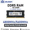 GUDGA RAM DDR5 8GB 16GB 32GB 4800MHz 5600MHz 1.1V Memoria DDR5 per Notebook Laptop MiniPC - Pronta per la Vendita all'Ingrosso
