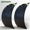 JINGYANGPV Pannello Solare Flessibile ETFE da 200W (2 pz da 100W), Cella Solare Monocristallina, Pannello Pieghevole ad Alta Efficienza per Ricarica Batteria 12V, Camper, Barca, Auto