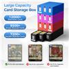 NONE Scatola porta carte collezionabili per oltre 12000 carte, organizer con 48 divisori per carte + etichette + nastro adesivo + cassetti per carte TCG, MTG, PTCG, cartone