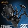 SAMOLLA Mulinello da Pesca SAMOLLA Long Shot Spinning Reel Serie Worm Sharft 8000-14000, Mulinelli da Surfcasting con Frizione Massima 25kg, Mulinello Grande per Acqua Salata, Pesca
