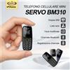SERVO BM310 Piccoli telefoni cellulari Sbloccati Auricolare Bluetooth Magic Voice Blacklist Registrazione automatica delle chiamate Bassa radiazione Lettore MP3 Dual SIM Piccolo cellulare da 0,66