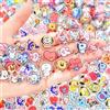 Bandai 100 pezzi BT21 BTS in acrilico monostrato da 1cm, 2cm, 4cm, materiali per il fai-da-te, accessori decorativi.
