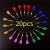 NONE Set di 20 Freccette da Bar, Freccette con Punta in Metallo, Freccette in Metallo per Bersaglio, Freccette con Punta in Acciaio, Freccette Colorate, 15 Pezzi da 6g, Colori Assortiti