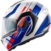 GIVI Casco modulare GIVI X30 Pulsar Bianco Blu Rosso 22.06
