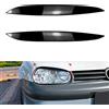 IDENUONA Per Volkswagen VW GOLF 4 MK4 IV 1997-2006 GFK Adesivo per Sopracciglio Faro Anteriore, Copertura Decorativa per Faro
