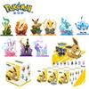 FUNISM Anime Pokémon Funism Original Adventure Eevee Family Suit Blind Box Flareon Espeon Sylveon Action Figure Collezione Modellino Giocattolo Regalo