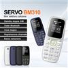SERVO BM310 Piccoli telefoni cellulari Auricolare Bluetooth sbloccato Telefono Registrazione automatica delle chiamate a Doppio telefono cellulare piccolo SIM