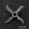 Bandai Shuriken in Metallo Naruto con Cuscinetto Rotante, Stella Ninja, Modello da Collezione per Cosplay e Decorazione per Appassionati di Anime