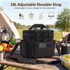 ReFire Gear Borsa Termica Isolante da 18L, Borsa Pranzo Tattica Espandibile per Uomo, per Lavoro, Campeggio, Picnic all'Aperto, Resistente e Impermeabile